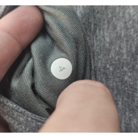 Lululemon 4 grey full length Ankle stretch SOFT basic minimalist leggings active - Picture 5 of 9